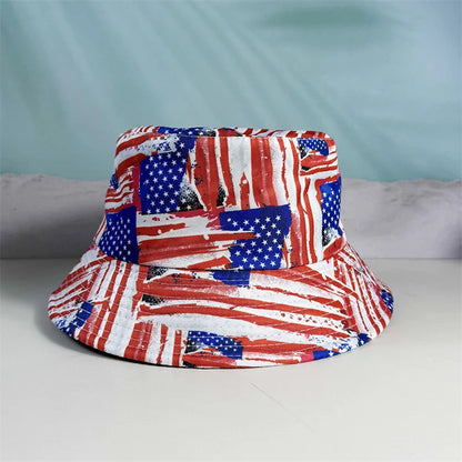 Reversible National Flag Bucket Hat