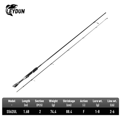 Ultralight Carbon Fiber Travel Rod