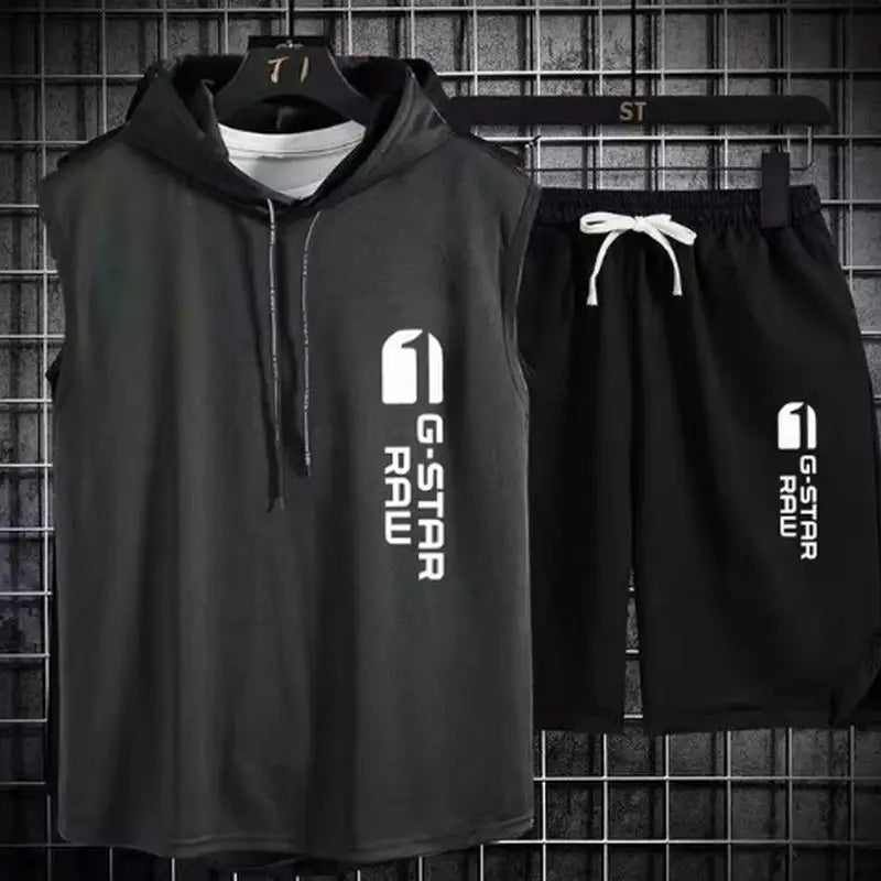 Summer Sports Tracksuit Two-Piece Set