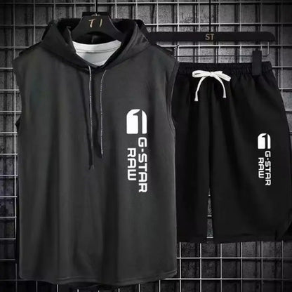 Summer Sports Tracksuit Two-Piece Set