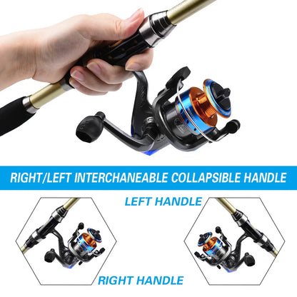 Complete 40-Piece Fishing Rod Kit