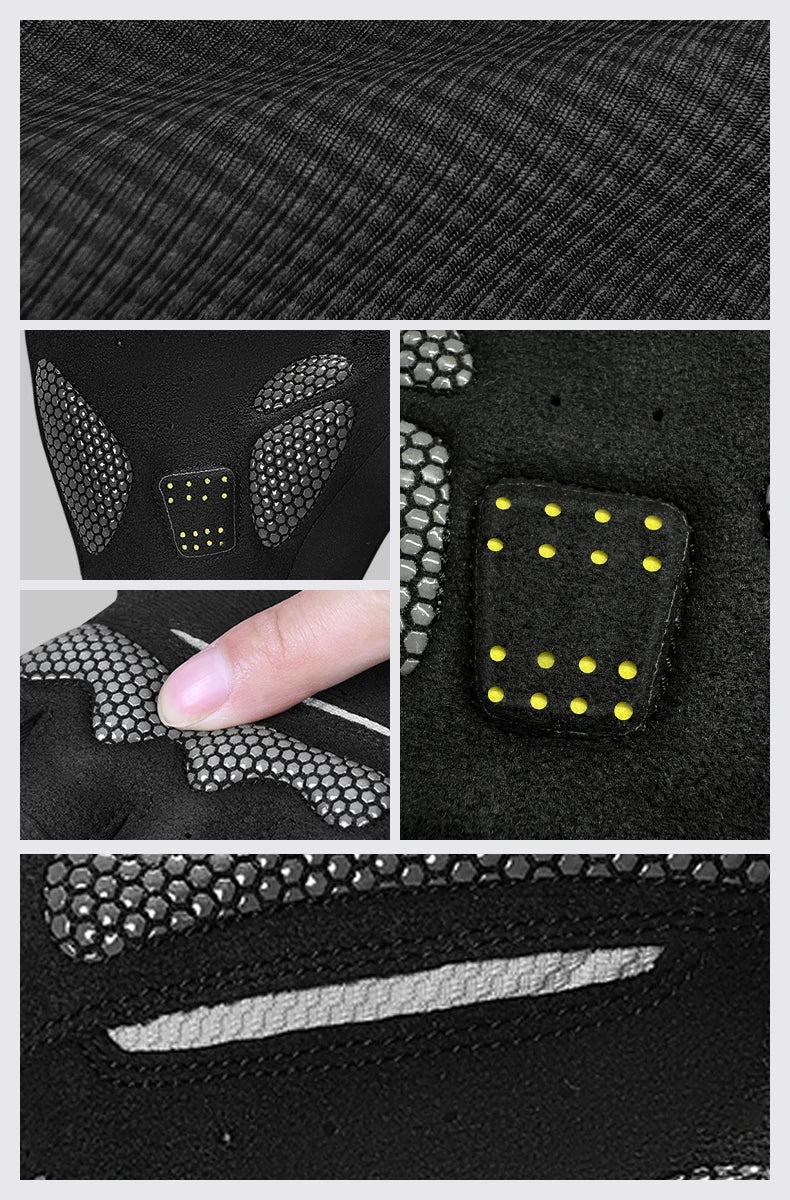 INBIKE half-finger cycling gloves with shock absorption and breathable design
