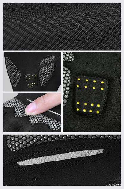 INBIKE half-finger cycling gloves with shock absorption and breathable design