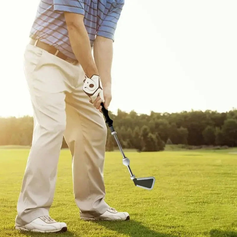Retractable Golf Swing Trainer