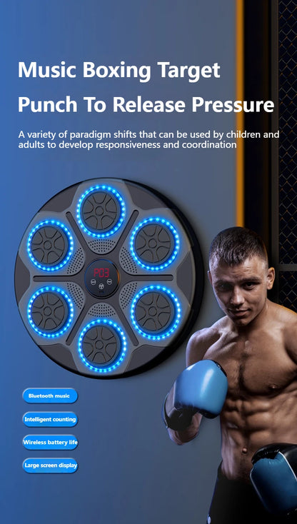 Music Boxing Trainer Bluetooth Wall Mounted