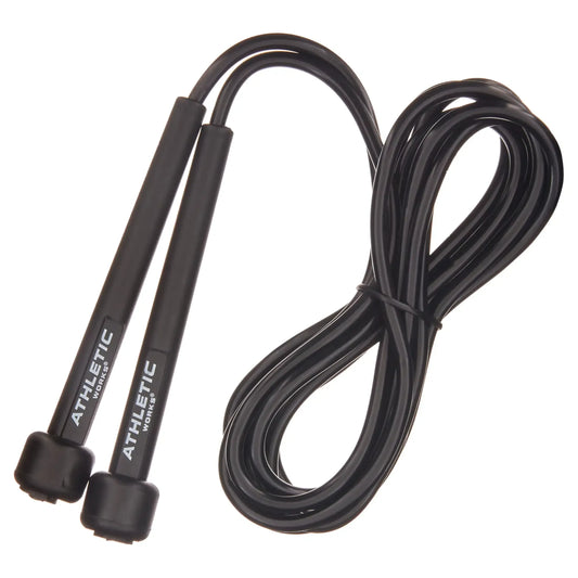 Lightweight speed jump rope with 9ft adjustable length
