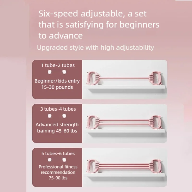 Adjustable Yoga Stretch Band Six-Rope