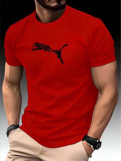 Luxury Fox Leopard Print T-Shirt