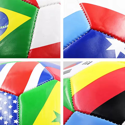 Flag Printed Training Soccer Ball