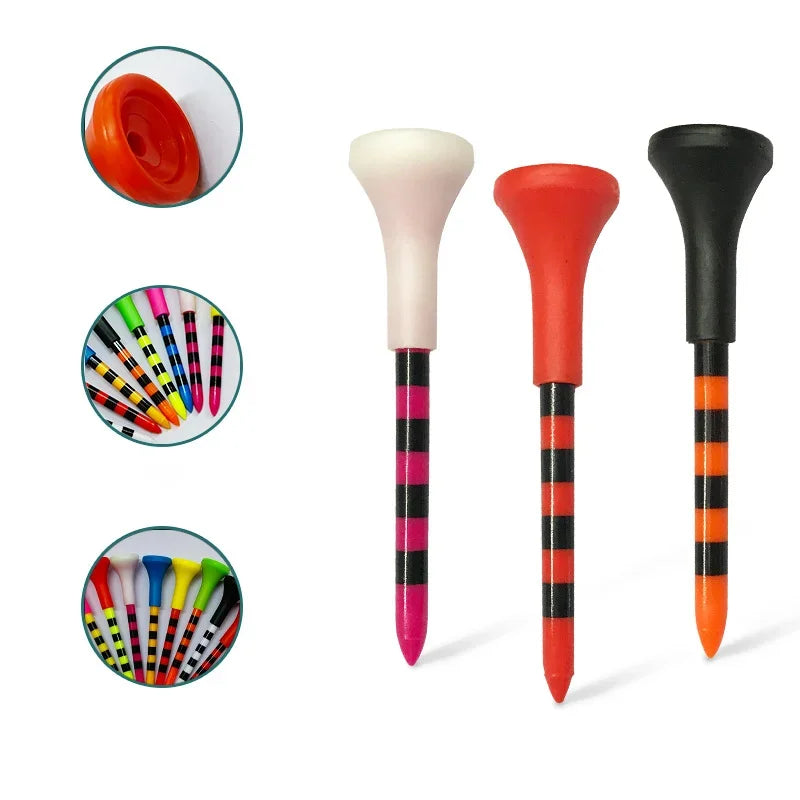 50-Pack Colorful Golf Tees