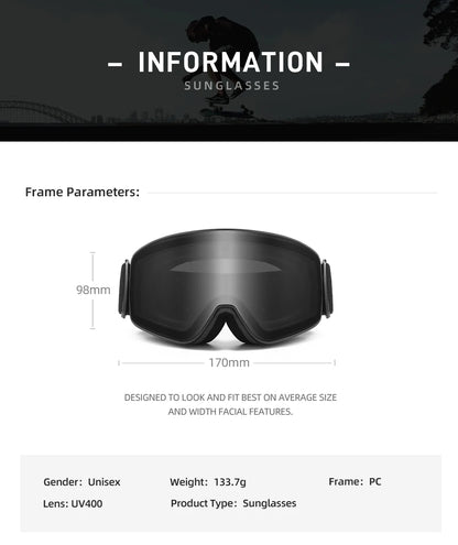OMEKOL BRAND NEW Double Layers Anti-Fog Ski Goggles Snowmobile Eyewear Outdoor Sport Snow Snowboard Glasses