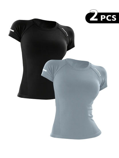 Women’s Seamless Short-Sleeve Compression Top