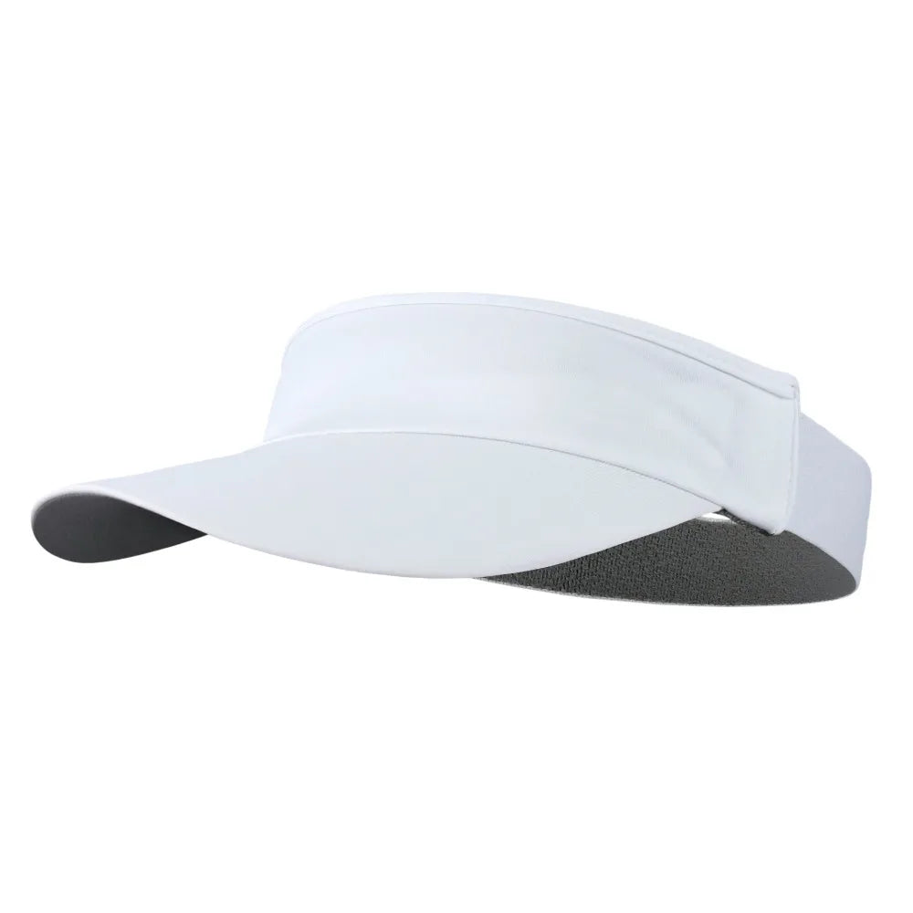 Breathable quick-dry visor cap for running, sports, and outdoor activities
