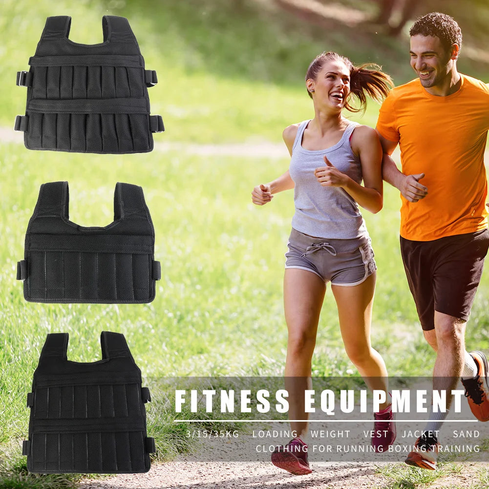 Adjustable Weight Training Vest for Running & Workout 3/15/35kg