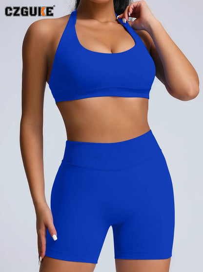 Sports Bra Shorts Set Compression