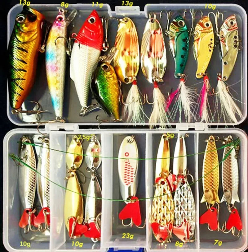 Complete Fishing Lures Tackle Set