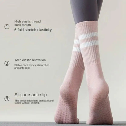 Sports Socks  Non-slip Silicone Indoor Fitness n