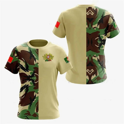 Portugal Flag 3D Graphic Tee