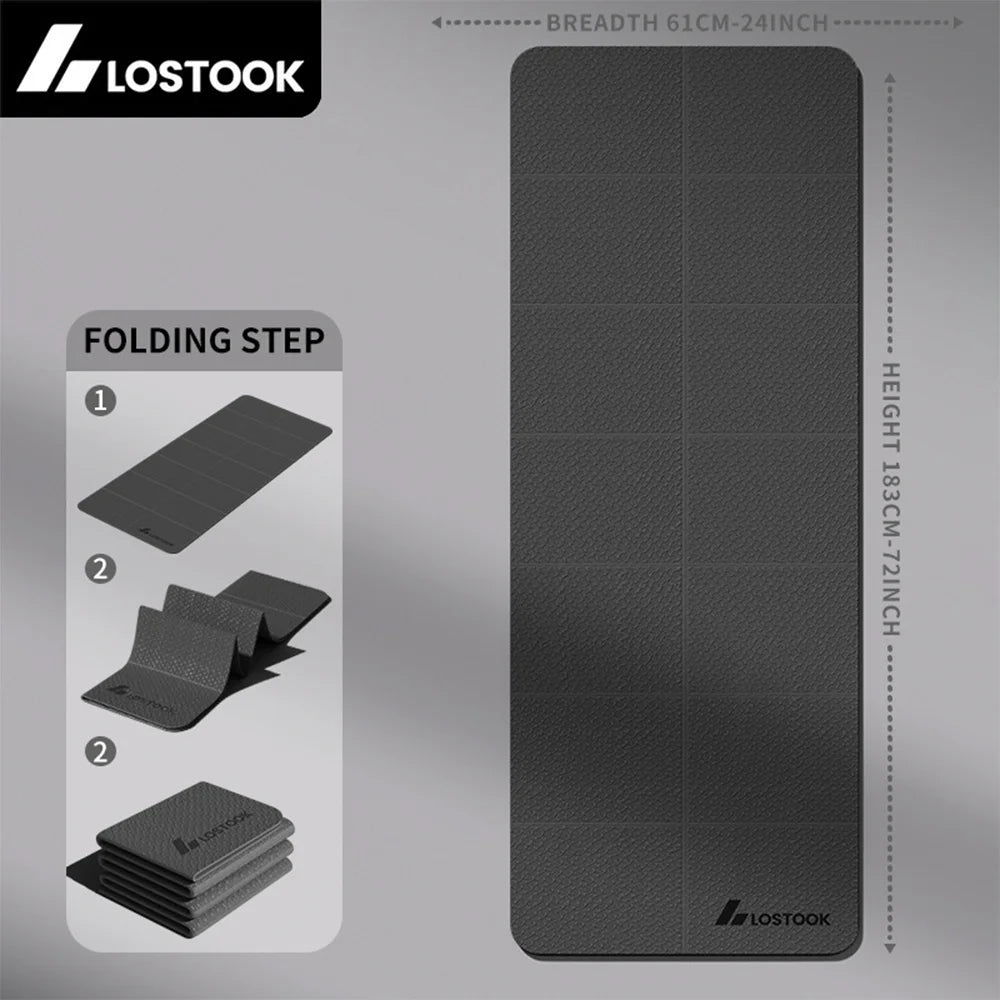 Foldable TPE Travel Yoga Mat