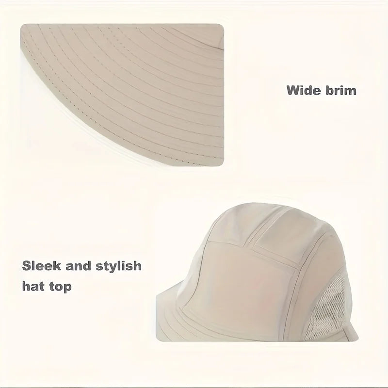 Wide Brim Mesh Insect Hat