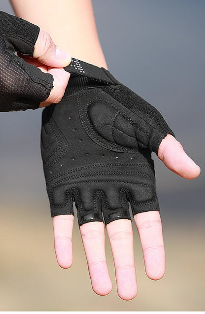 INBIKE half-finger cycling gloves with shock absorption and breathable design