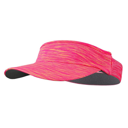 Breathable quick-dry visor cap for running, sports, and outdoor activities