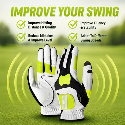 Professional Microfiber Non-Slip Golf Gloves