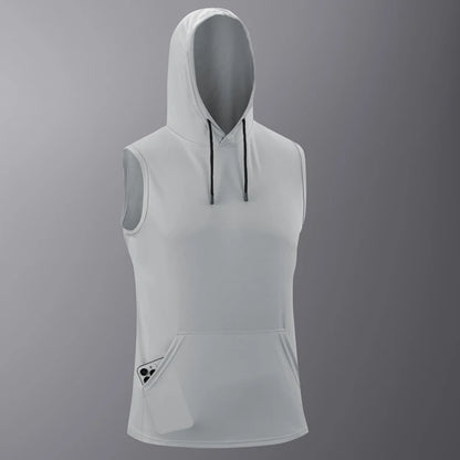 Quick-Dry Hooded Athletic Tank Top