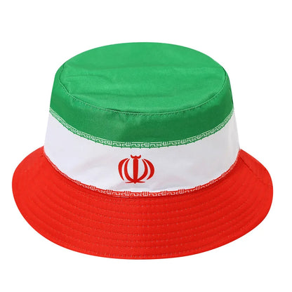 Reversible National Flag Bucket Hat