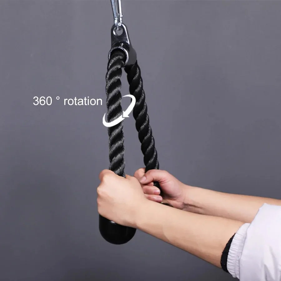Tricep Pull Rope Push/Pull Gym Cable Attachment