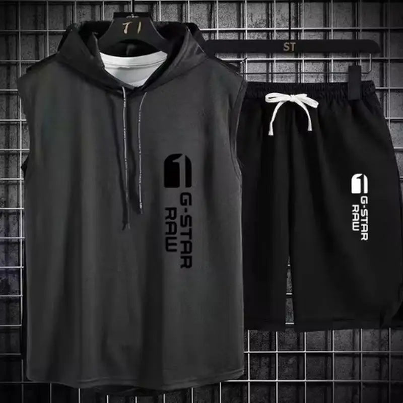 Summer Sports Tracksuit Two-Piece Set