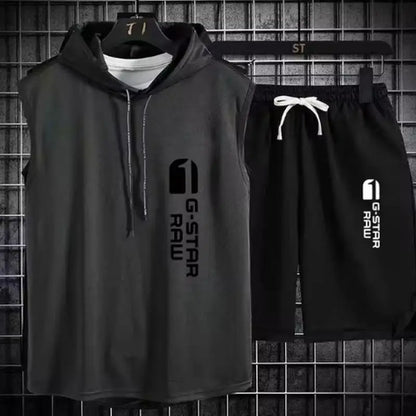 Summer Sports Tracksuit Two-Piece Set