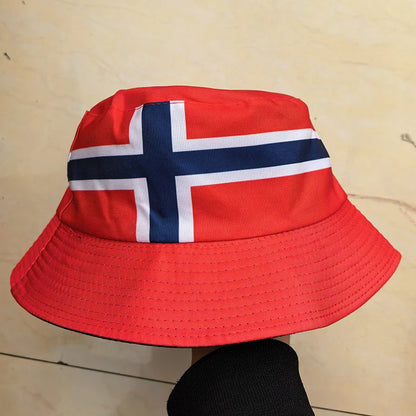 Reversible National Flag Bucket Hat
