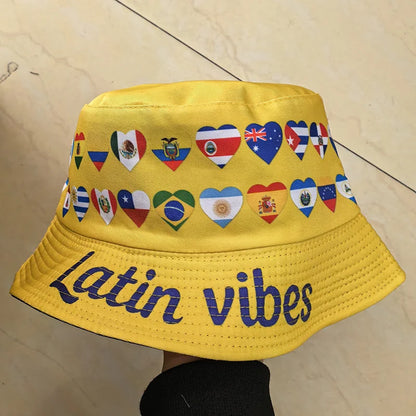 Reversible National Flag Bucket Hat