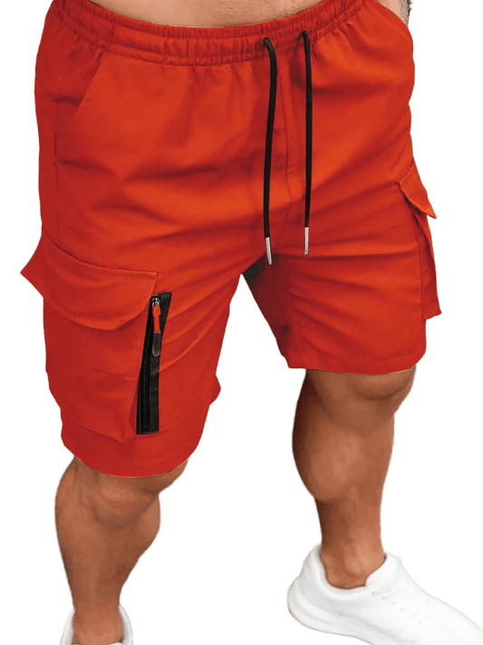 Casual Polyester Shorts with Drawstring