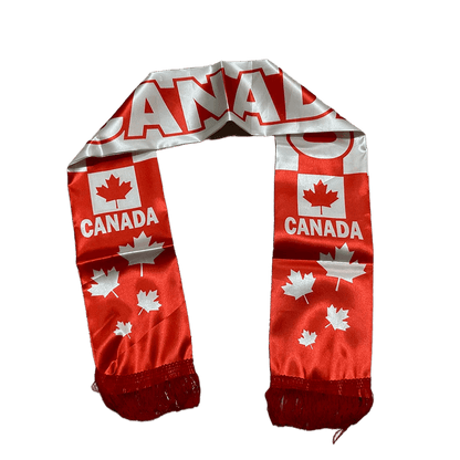 Canada Flag Satin Sports Scarf