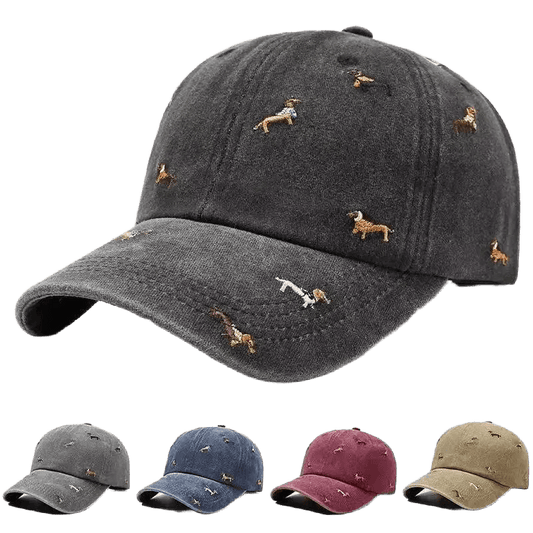 Dachshund Embroidered Adjustable Baseball Cap