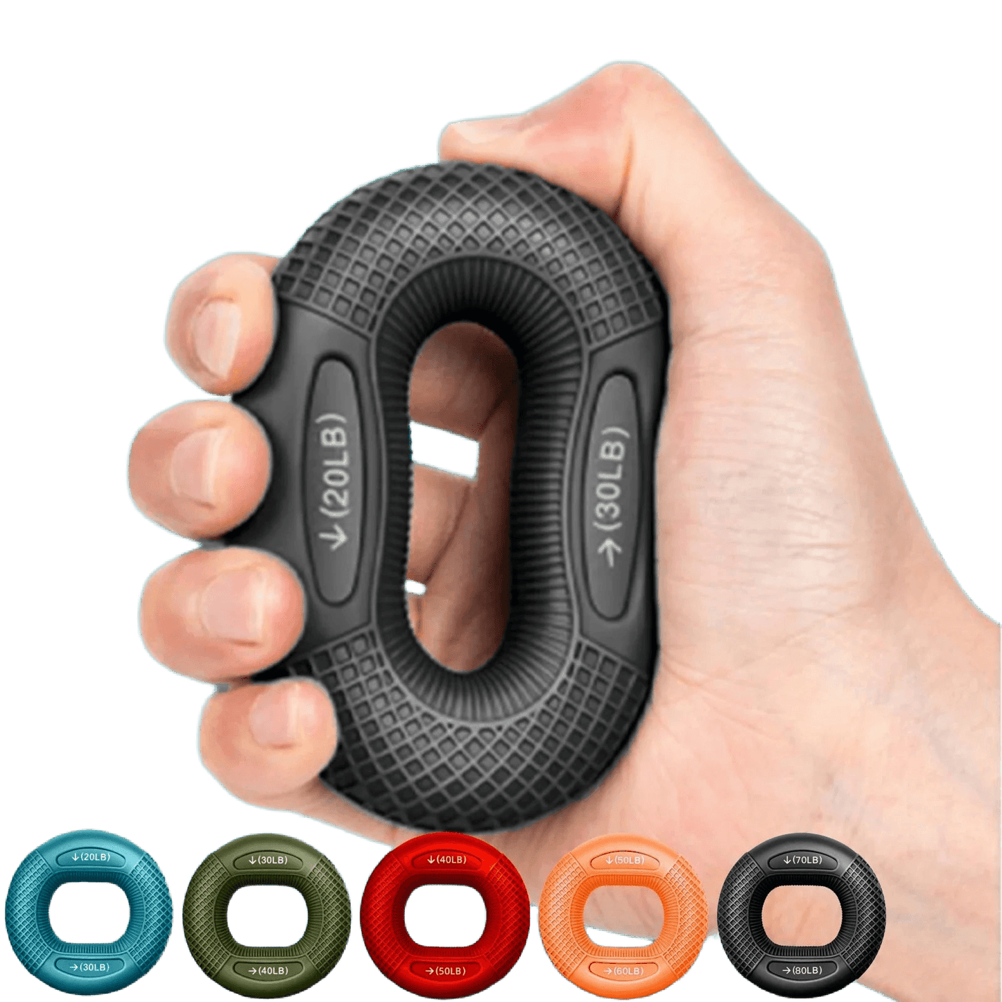 Silicone Hand Grip Strengthener Ring
