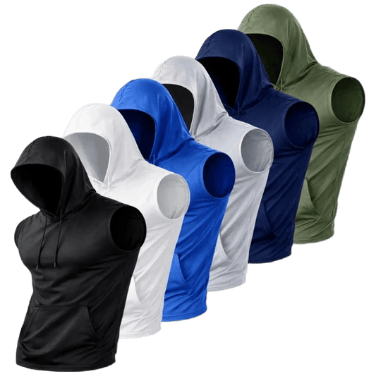 Quick-Dry Hooded Athletic Tank Top