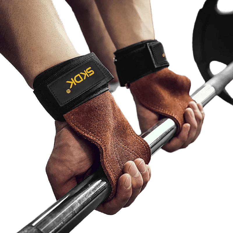 Cowhide Weightlifting Gym Grips