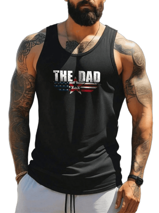Men's Beach Print Tank Top