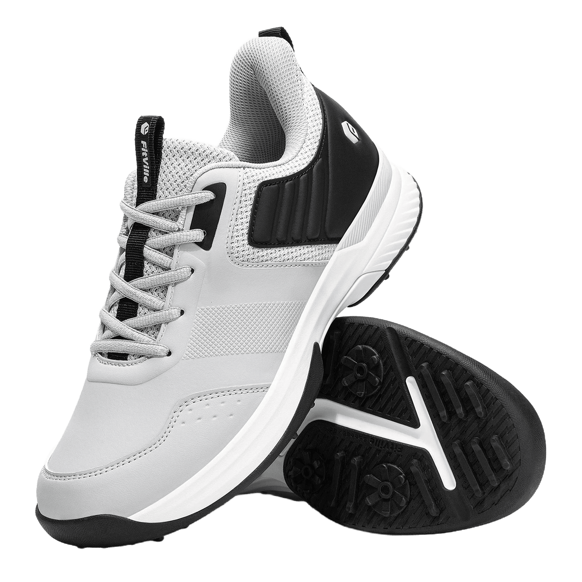 Men's Extra Wide Spiked Golf Shoes