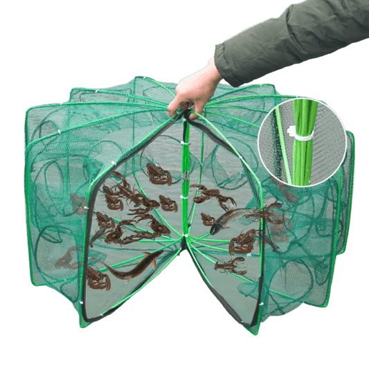 Foldable Nylon Fishing Net Trap