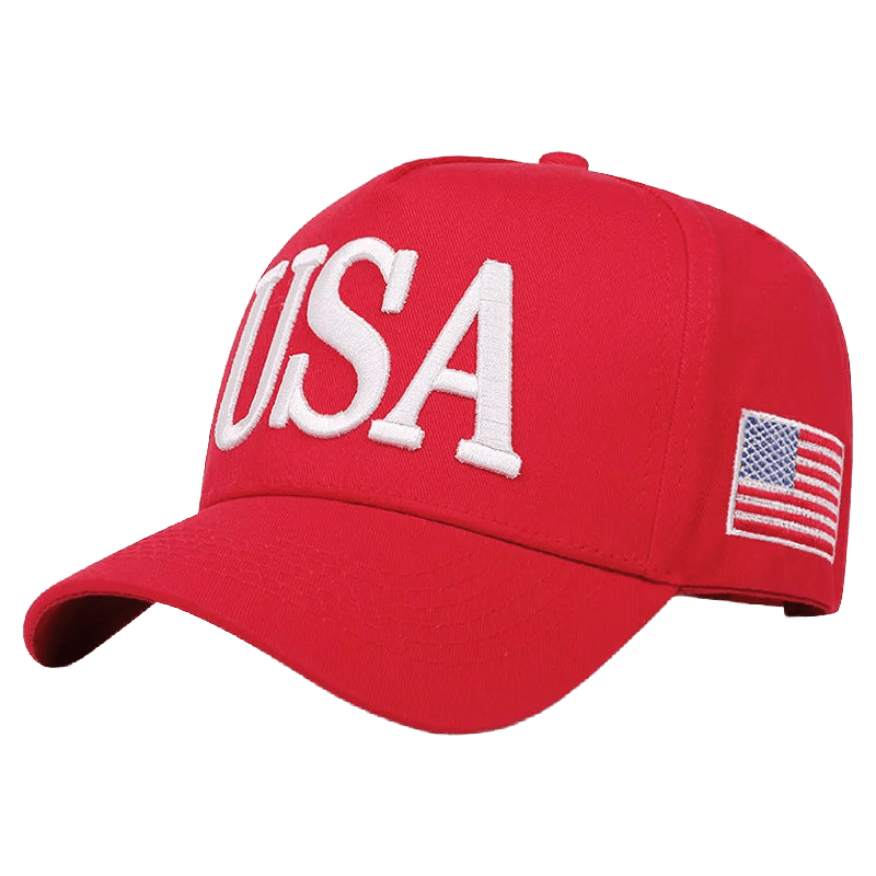 USA Flag Embroidered Baseball Cap