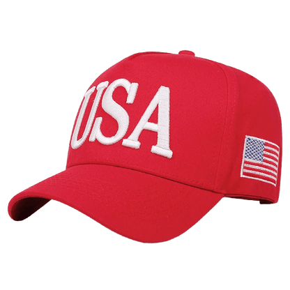 USA Flag Embroidered Baseball Cap