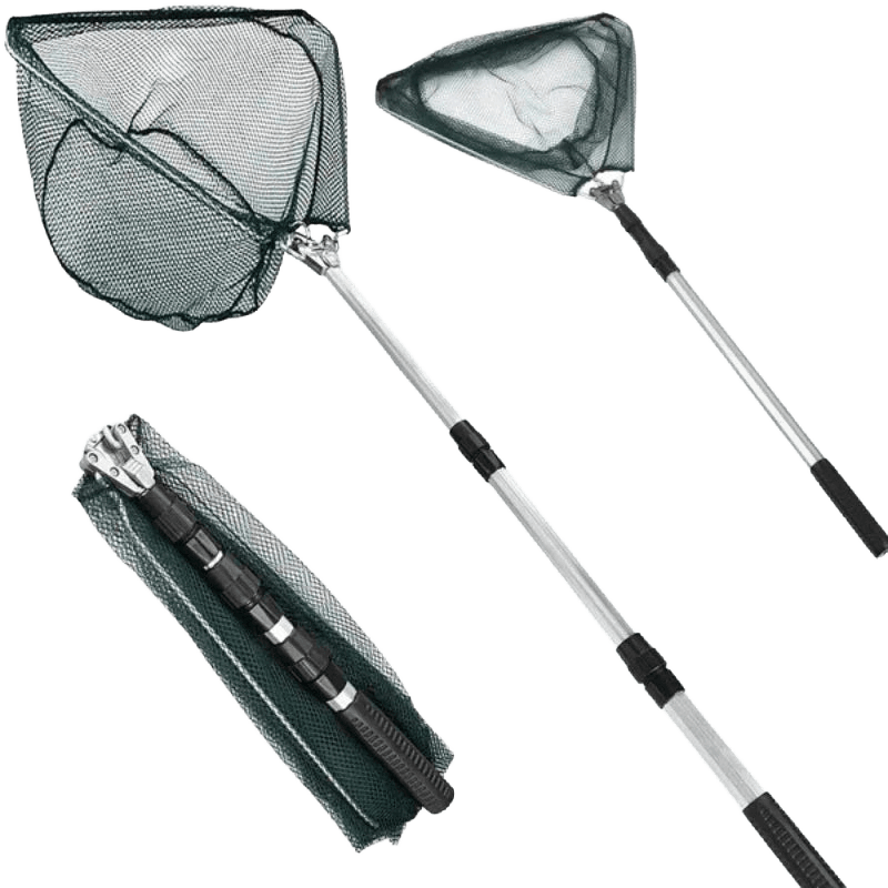 Ultra-Lightweight Foldable Telescopic Fishing Net