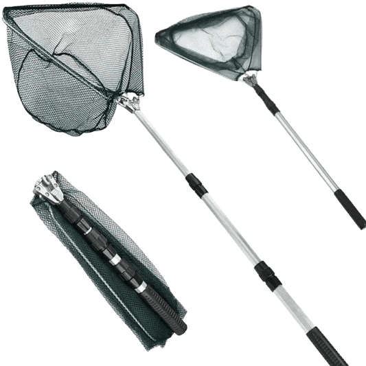 Ultra-Lightweight Foldable Telescopic Fishing Net